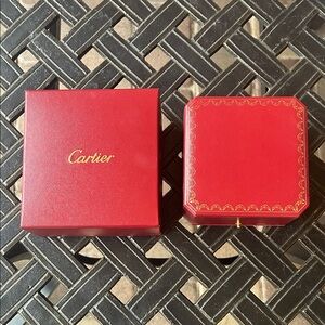 Cartier Luxurious Red Box Bracelet Case
